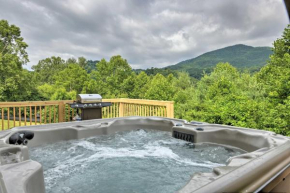 Waynesville Smart Cabin with Hot Tub and Views!